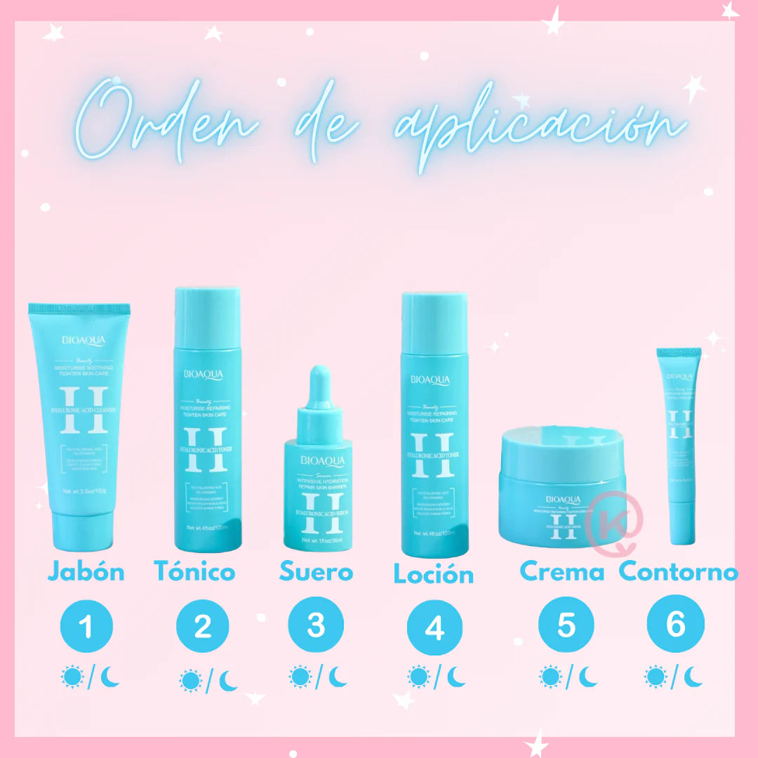 KIT DE LUJO ACIDO HIALURONICO BIOAQUA