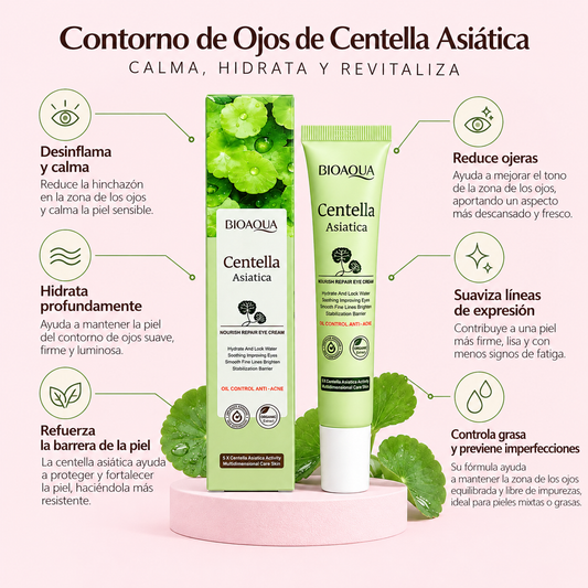 CONTORNO DE OJOS CENTELLA ASIATICA