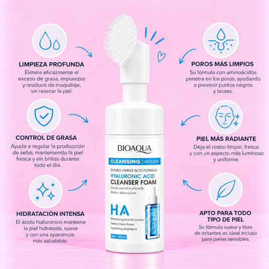 ESPUMA LIMPIADORA ACIDO HIALURONICO