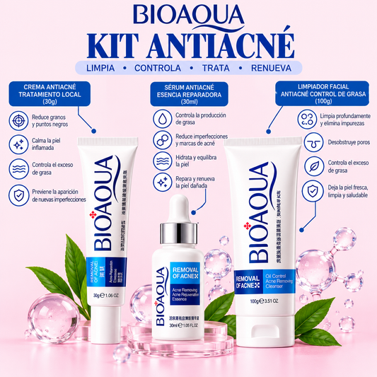 KIT FACIAL ANTI ACNE BIOAQUA