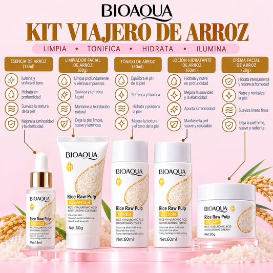 KIT VIAJERO DE ARROZ BIOAQUA