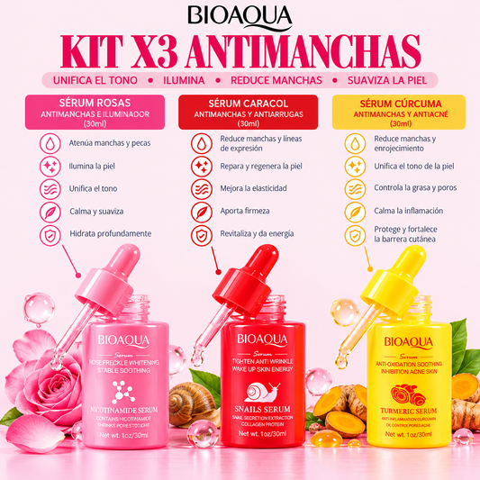 KIT SUEROS MANCHAS X3