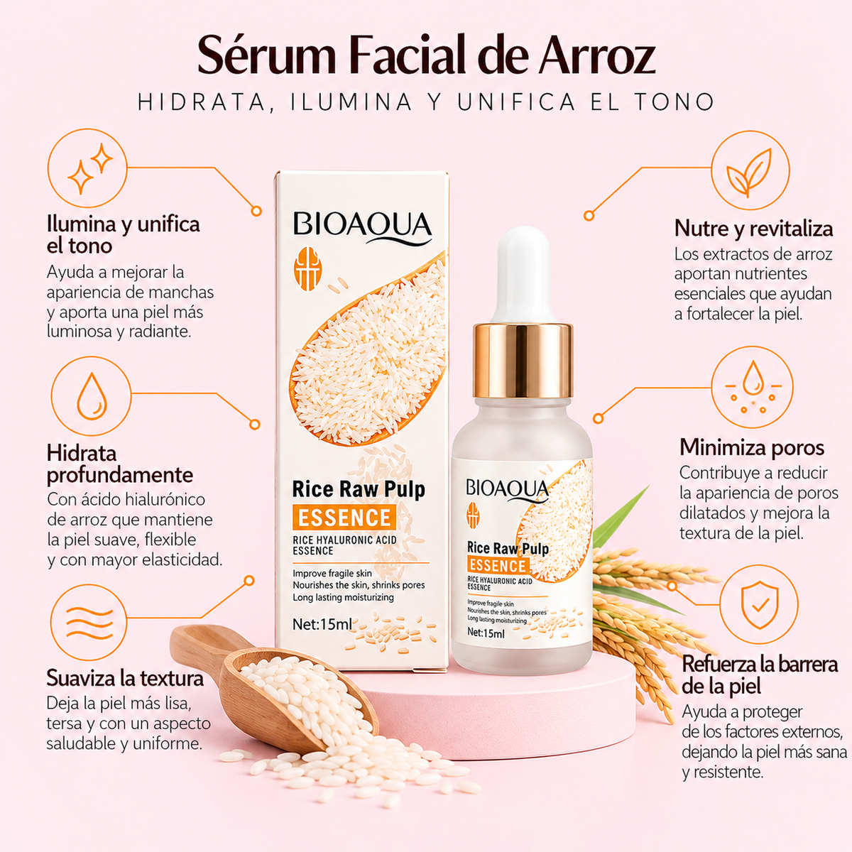 SUERO FACIAL ARROZ