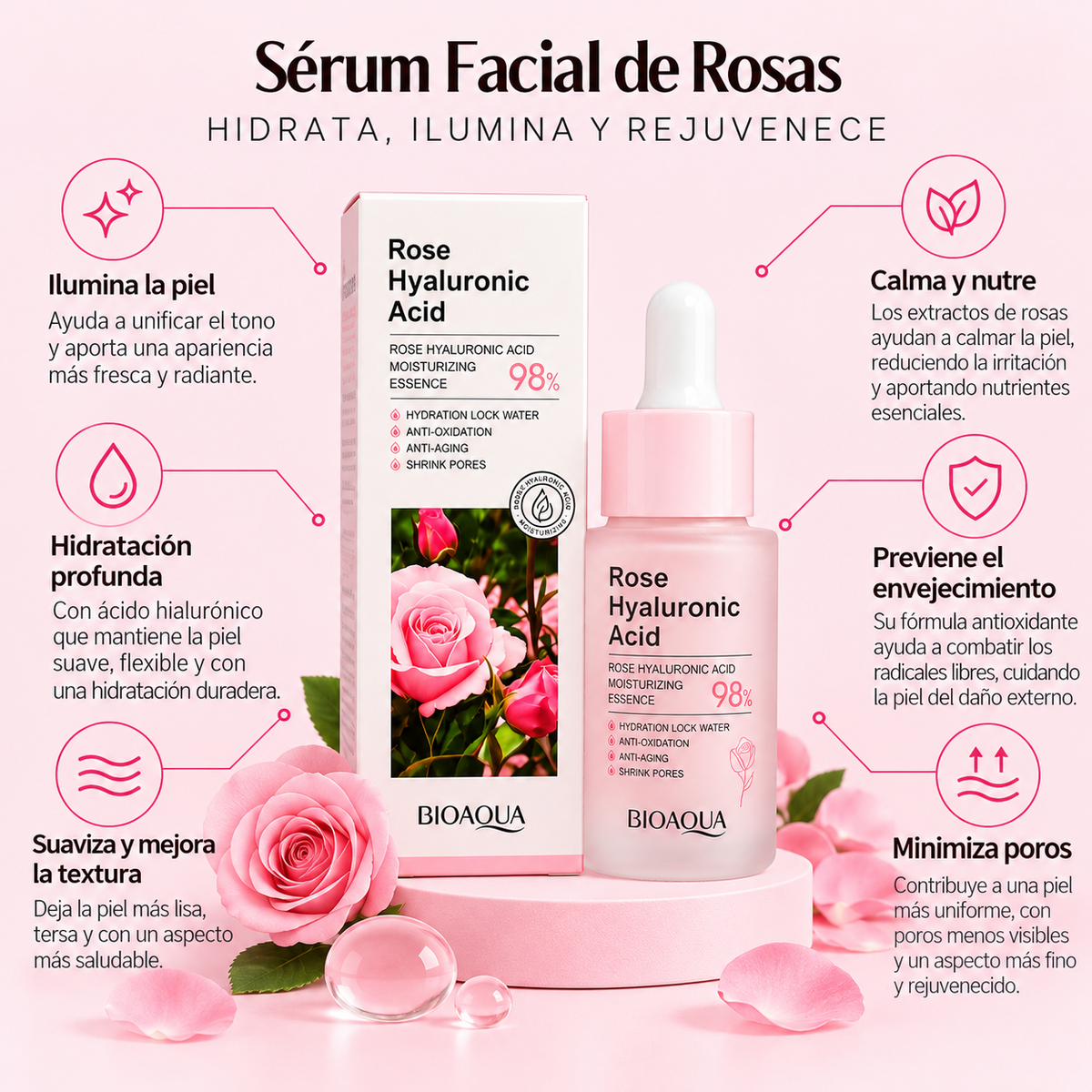 SUERO FACIAL DE ROSAS