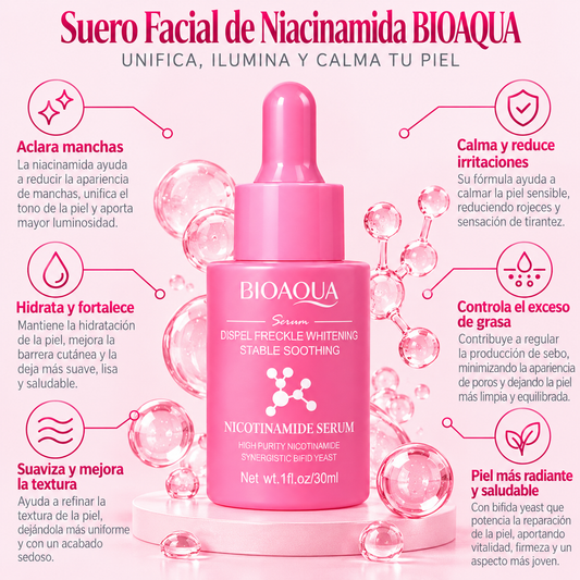 SUERO FACIAL CON NIACINAMIDA BIOAQUA