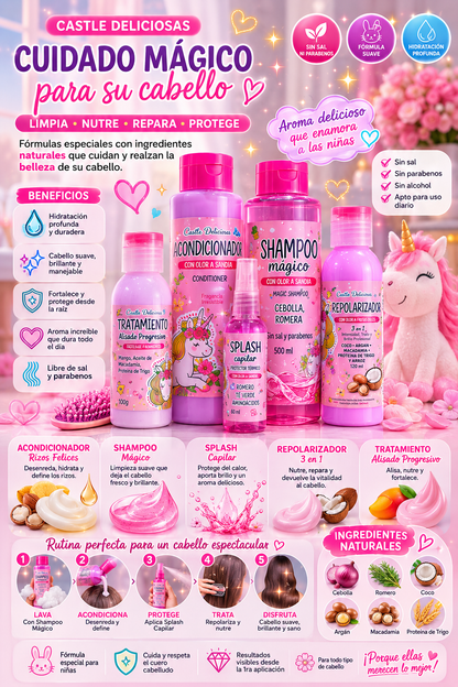 KIT CAPILAR UNICORNIO- NIÑAS