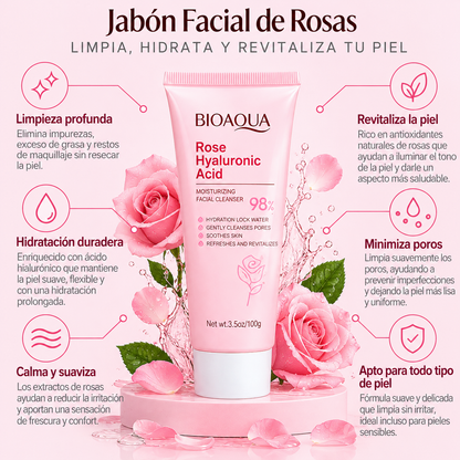 JABON FACIAL DE ROSAS