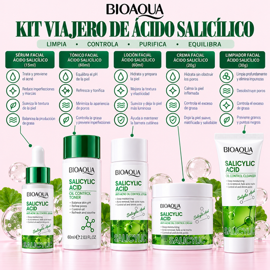KIT VIAJERO ACIDO SALICILICO BIOAQUA