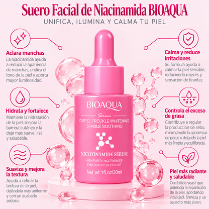 SUERO FACIAL CON NIACINAMIDA BIOAQUA