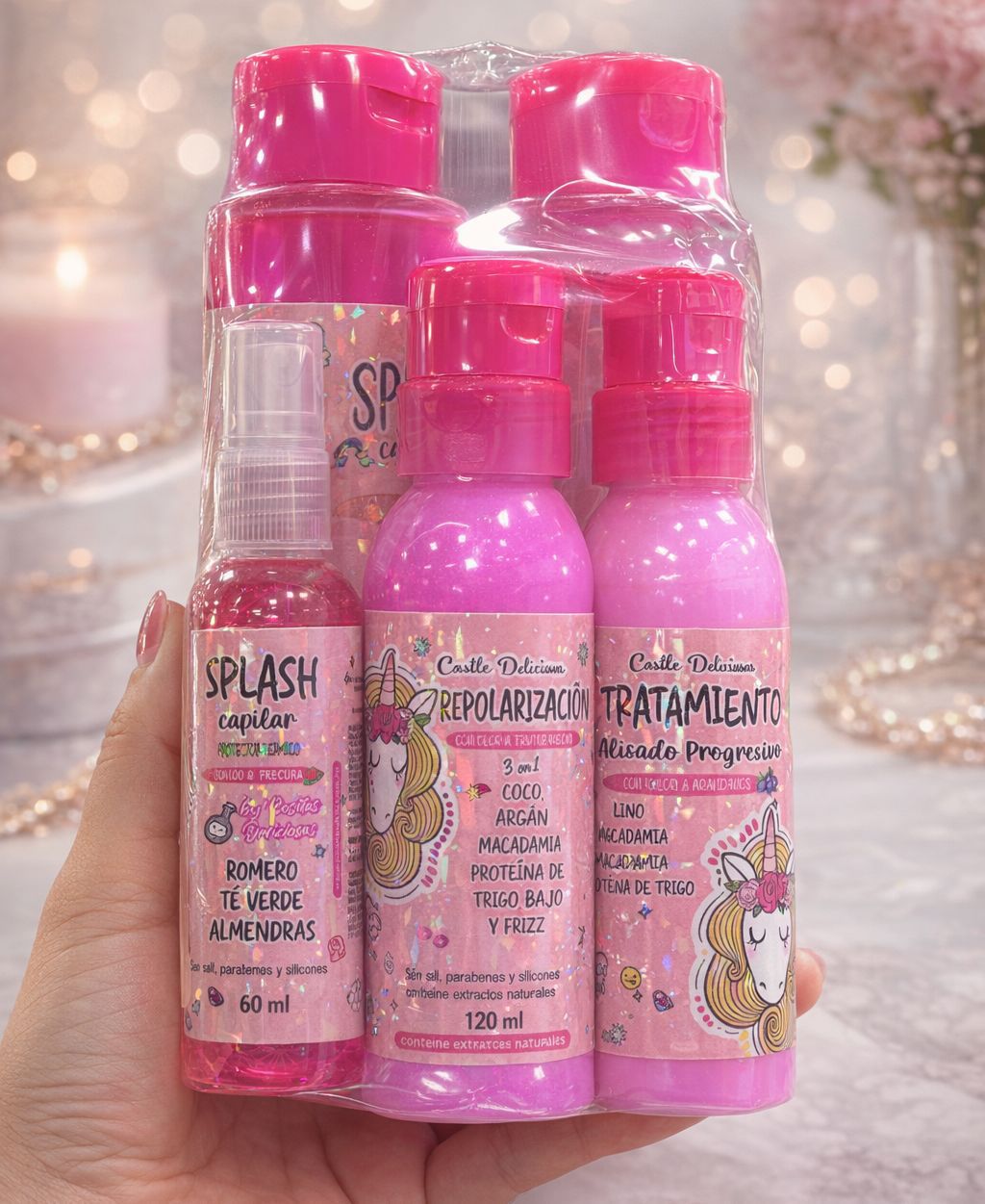 KIT CAPILAR UNICORNIO- NIÑAS