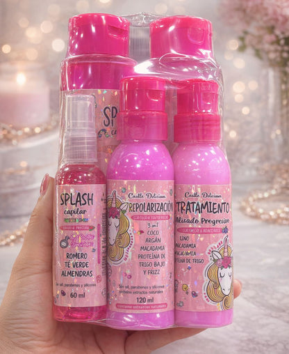 KIT CAPILAR UNICORNIO- NIÑAS