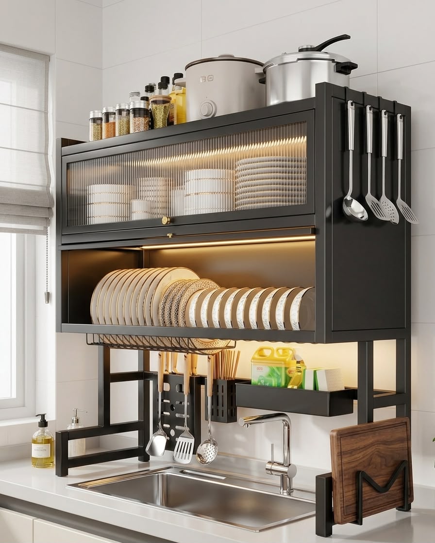 ESCURRIDOR DOBLE TAPA 85 CM